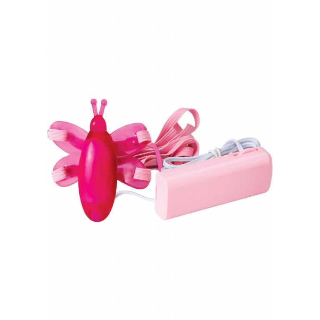 The Erotic Water Garden Collection Dragonfly Fantasy Erotic Massager Pink - Hands Free Vibrators