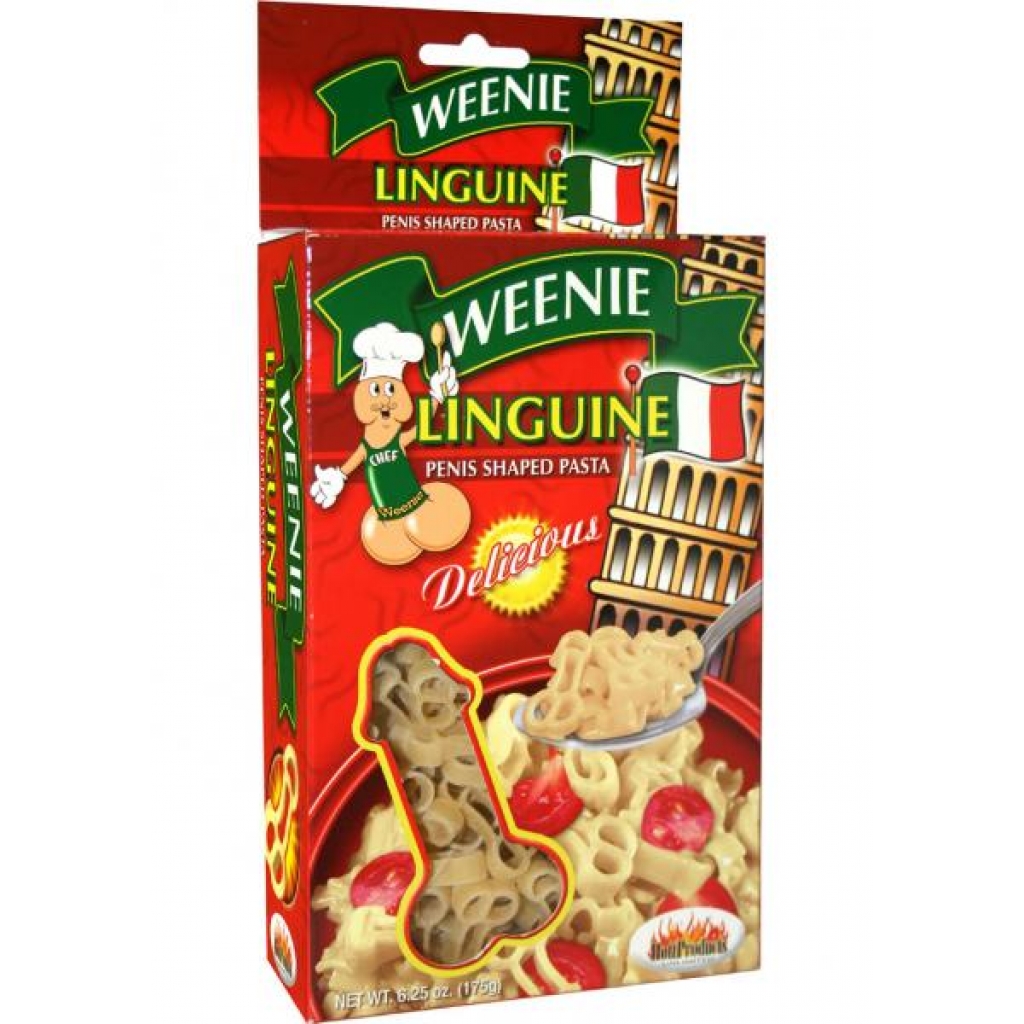 Weenie Linguini Penis Shaped Pasta 6.25 Ounce - Adult Candy and Erotic Foods