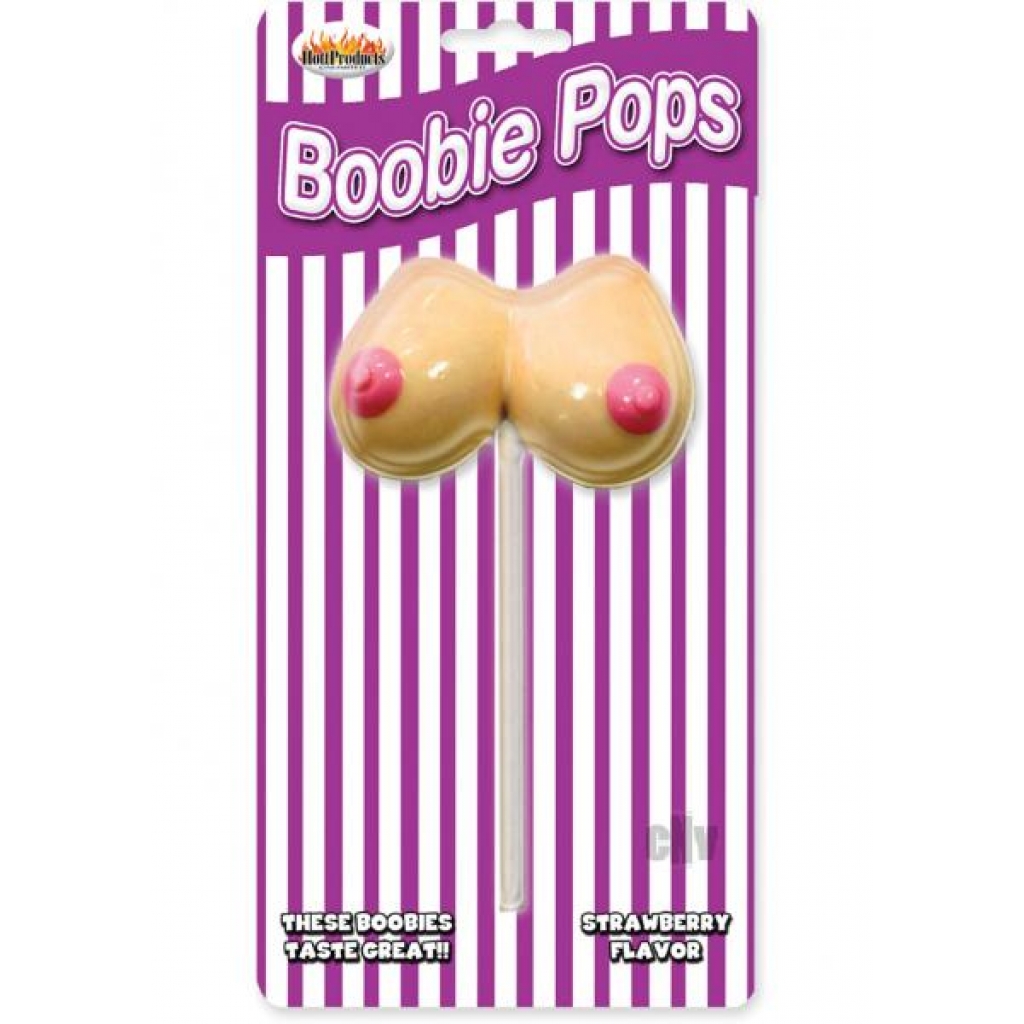 Boobies Pops Strawberry - Adult Candy and Erotic Foods