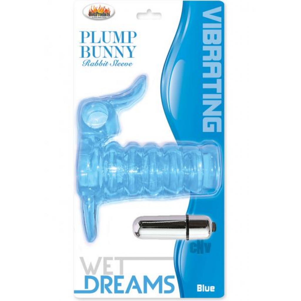 Wet Dreams Plump Bunny Blue Sleeve - Penis Sleeves & Enhancers