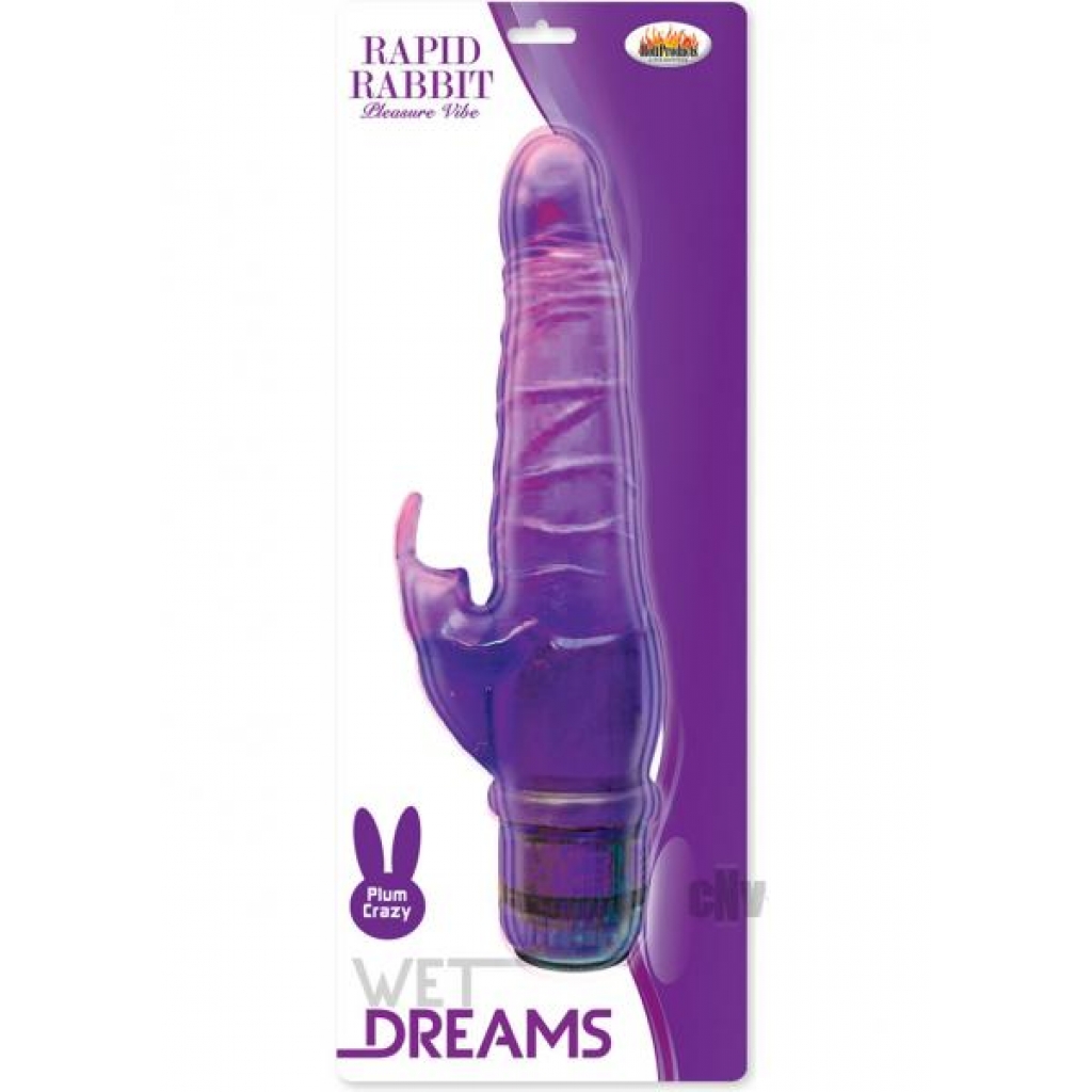 Rapid Rabbit Purple Vibrator - Rabbit Vibrators