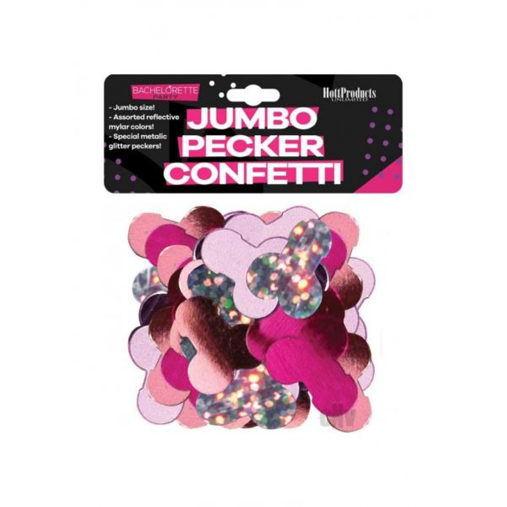 Jumbo Mylar Pecker Party Confetti - Serving Ware