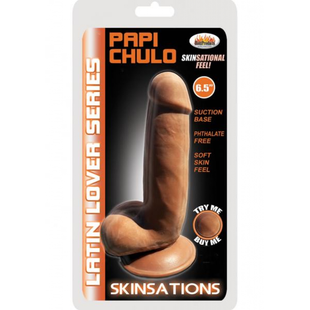 Latin Lover Papi Chulo 6.5 inches Tan Dildo - Realistic Dildos & Dongs