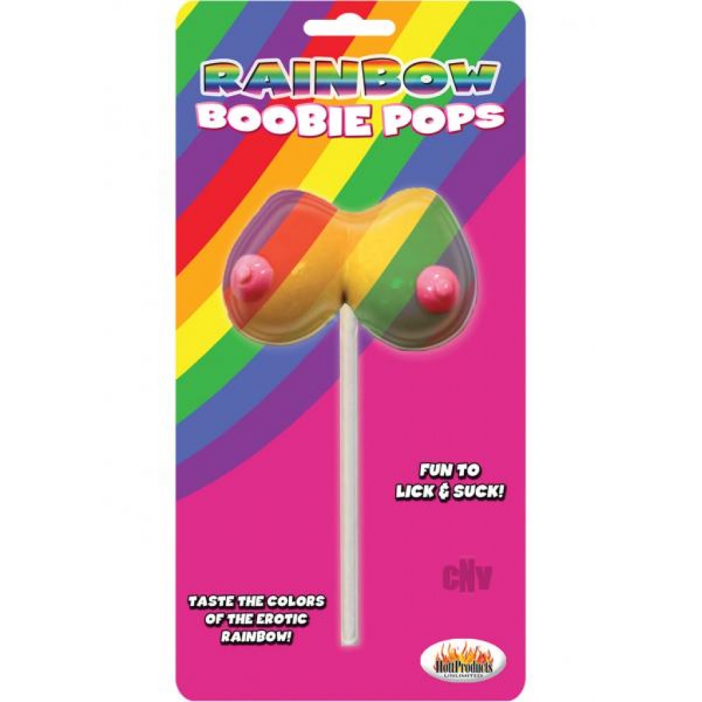 Rainbow Boobie Candy Pop - Adult Candy and Erotic Foods