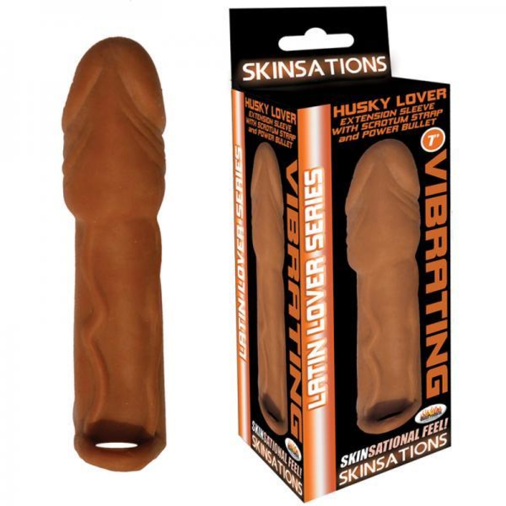 Latin Lover Extension Scrotum Strap With Power Bullet - Penis Extensions