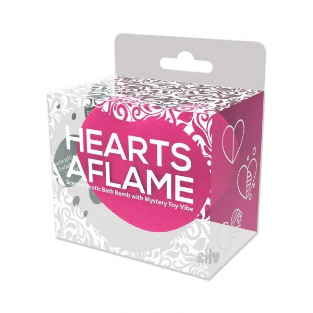 Hearts Aflame Erotic Lovers Bath Bomb - Bath Accessories