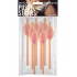 Pussy Straws 8 Count Package Pink Beige - Serving Ware