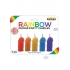 Rainbow Pecker Party Candles 5 Pack Assorted Colors - Serving Ware