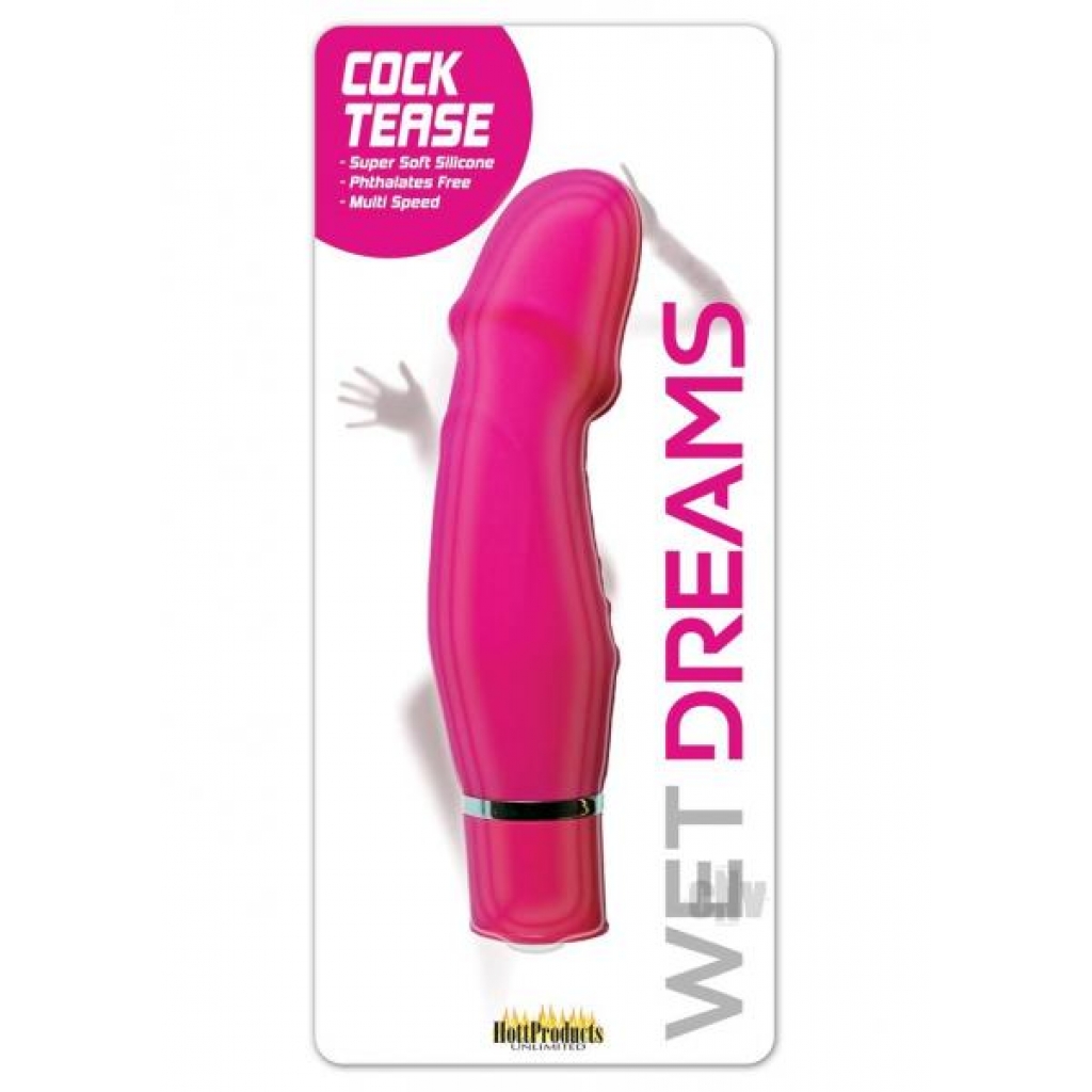 Wet Dreams Cock Tease Multi Speed Magent - Realistic