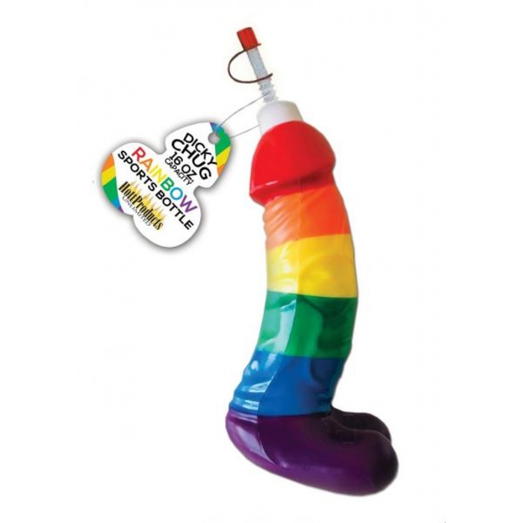 Rainbow Dicky Chug Sports Bottle 16 ounces Capacity - Serving Ware