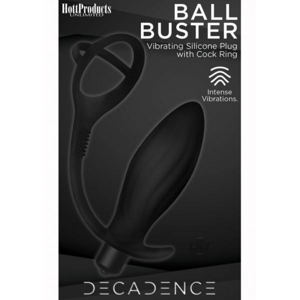 Decadence Ball Buster Black - Anal Plugs