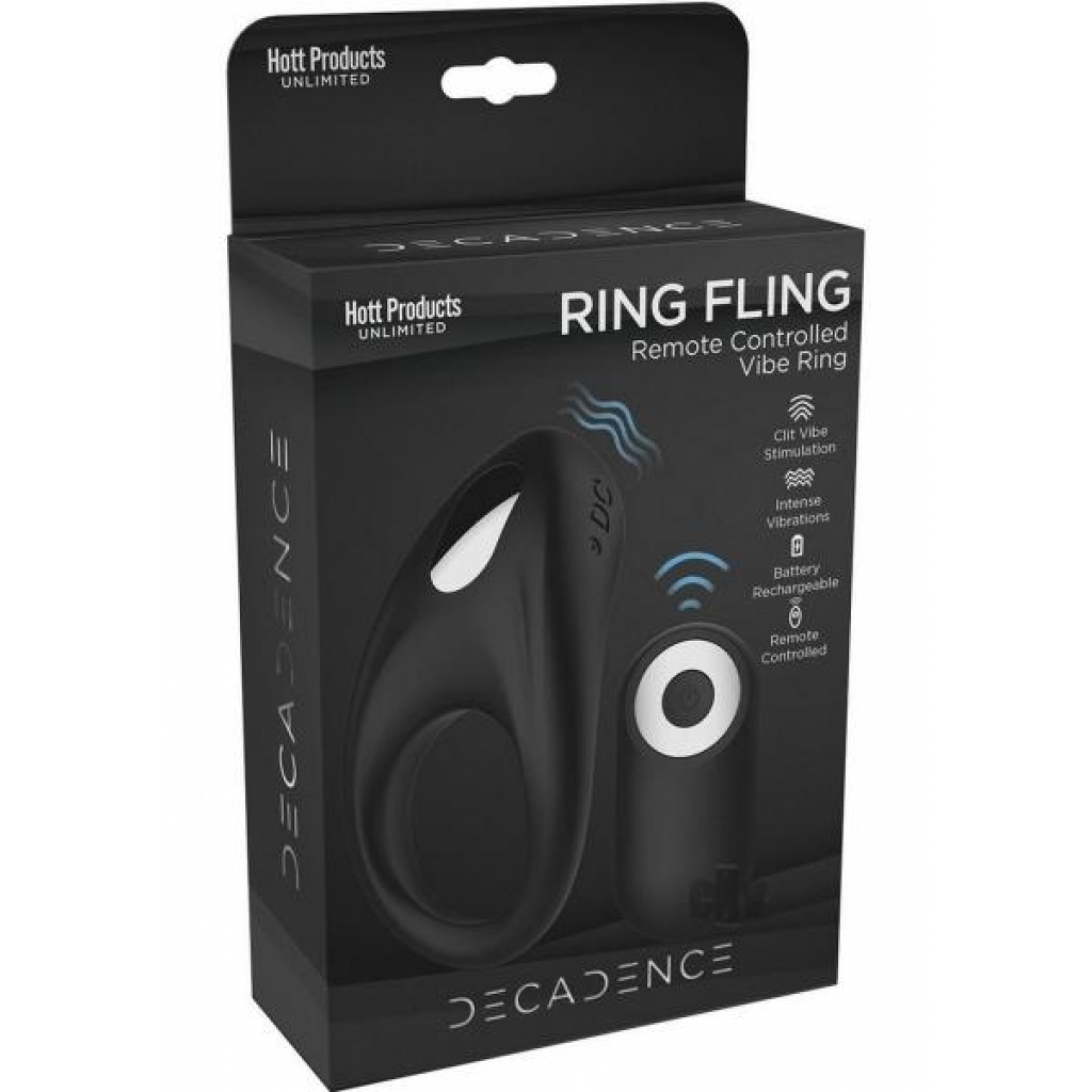 Decadence Ring Fling - Couples Vibrating Penis Rings