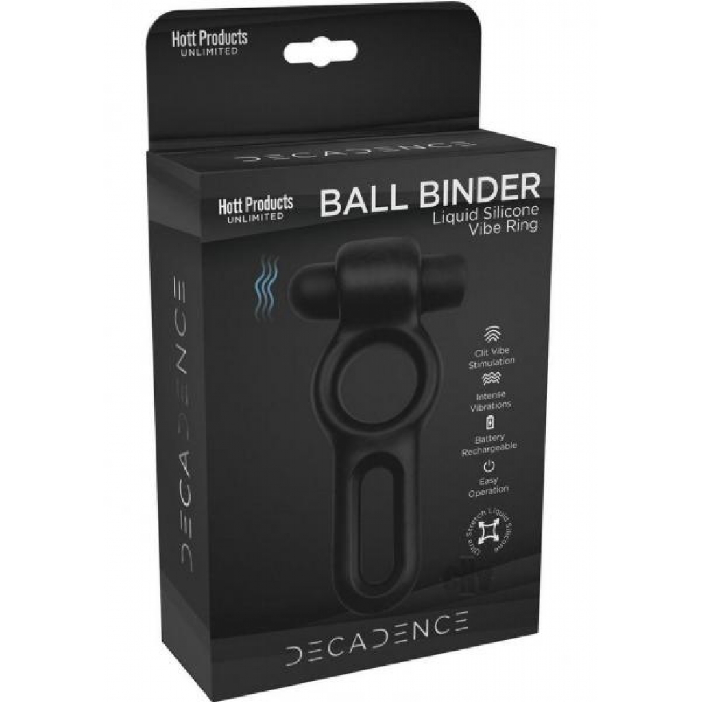 Decadence Ball Binder - Couples Vibrating Penis Rings