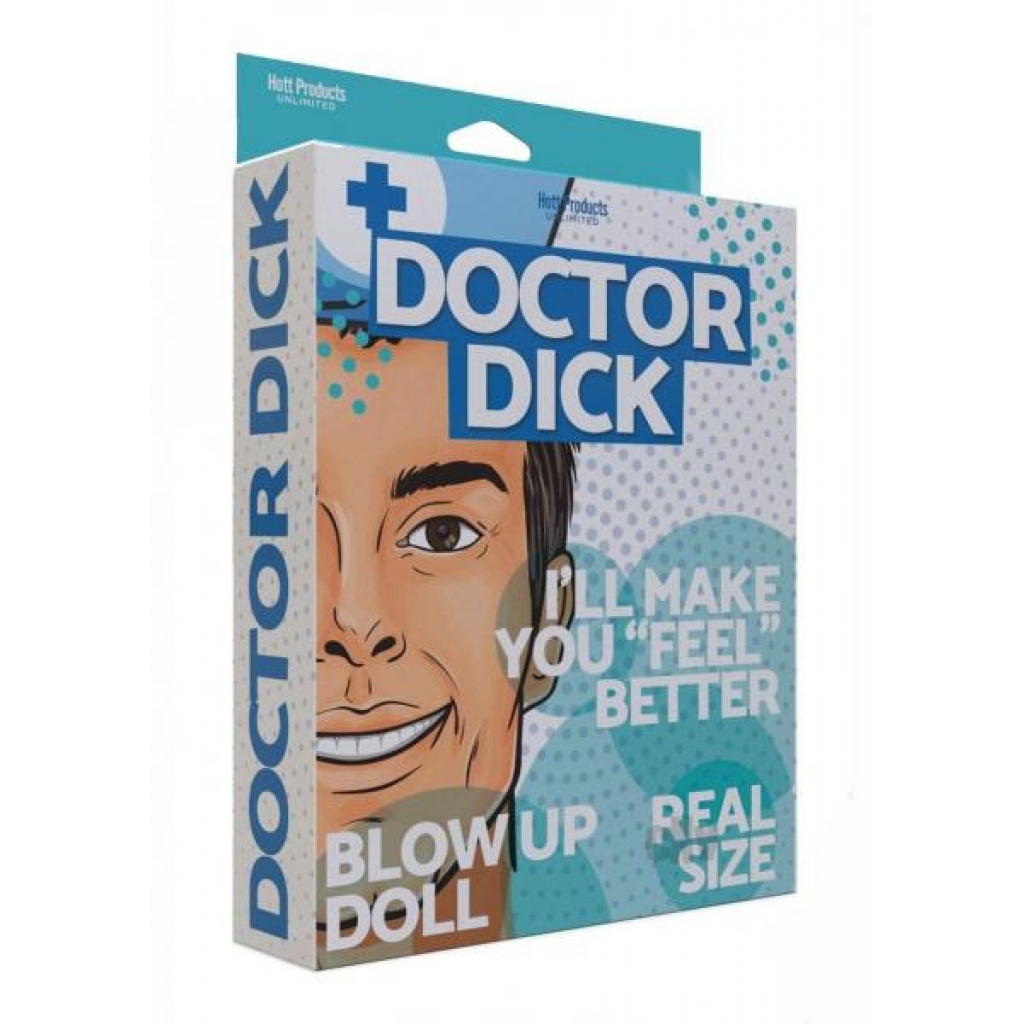 Dr Dick Blow Up Party Doll Vanilla - Male