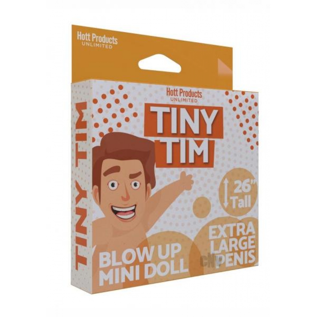 Tiny Tim Blow Up Party Doll Vanilla - Male