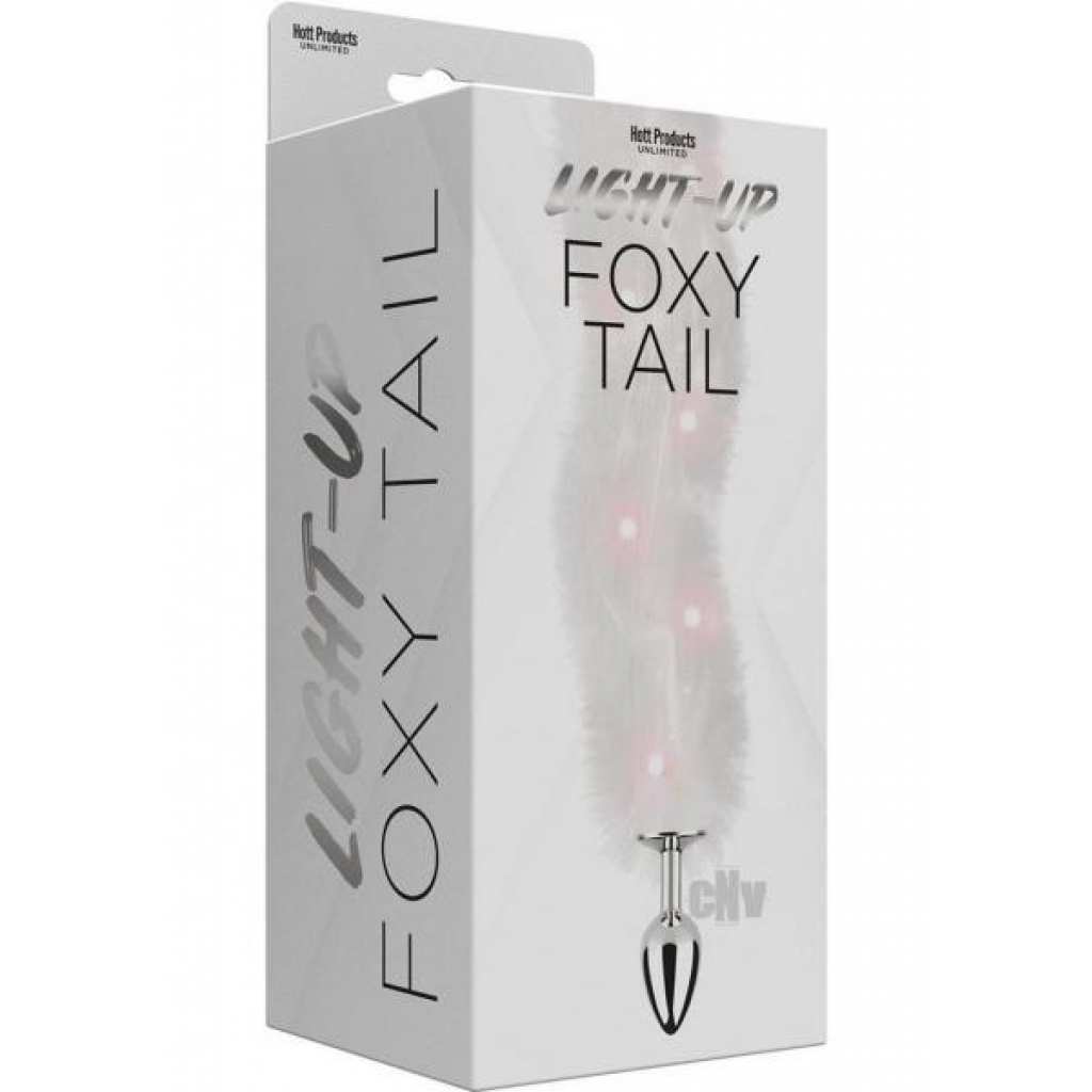 Foxy Tail Butt Plug White - Anal Plugs