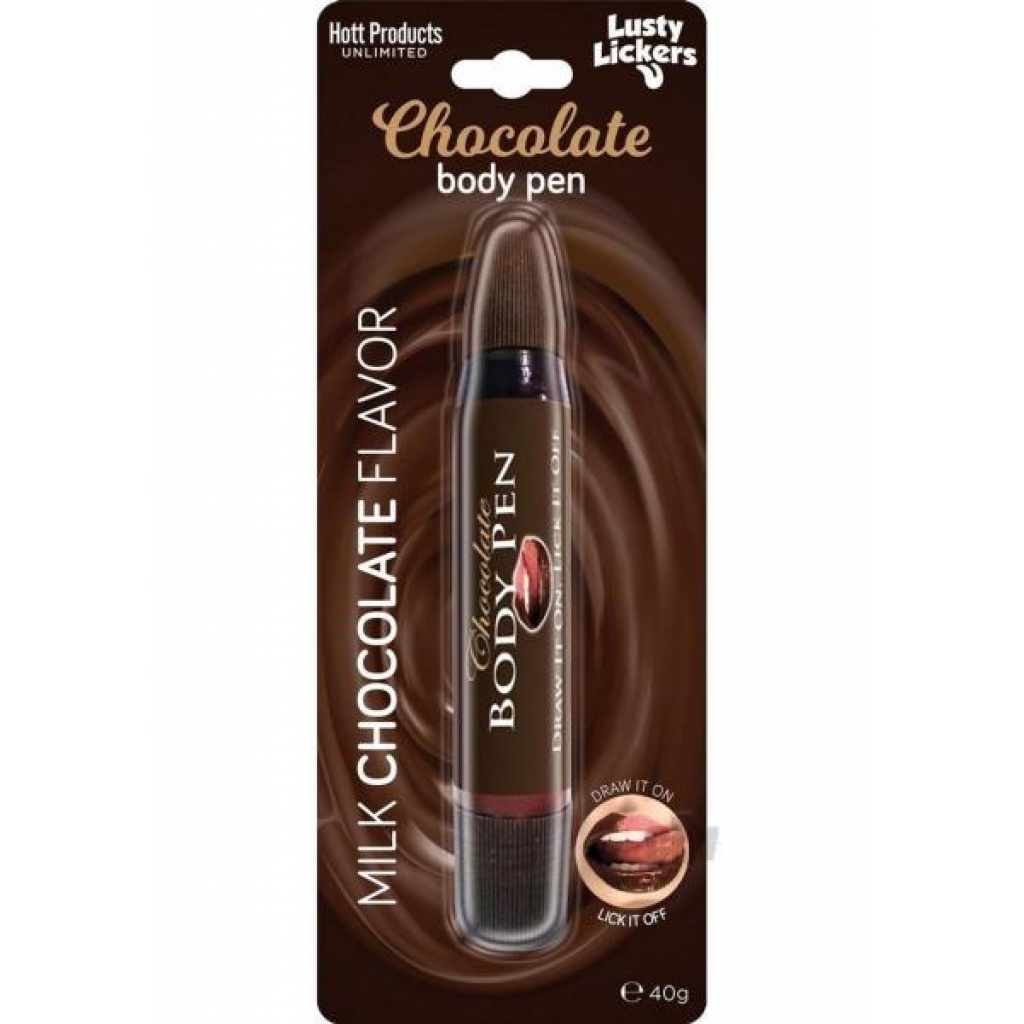 Milk Chocolate Body Pen - Adult Candy and Erotic Foods