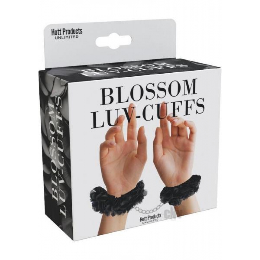 Blossom Luv Cuffs Black - Handcuffs