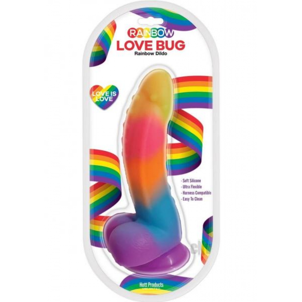 Love Bug Dildo Rainbow - Realistic Dildos & Dongs