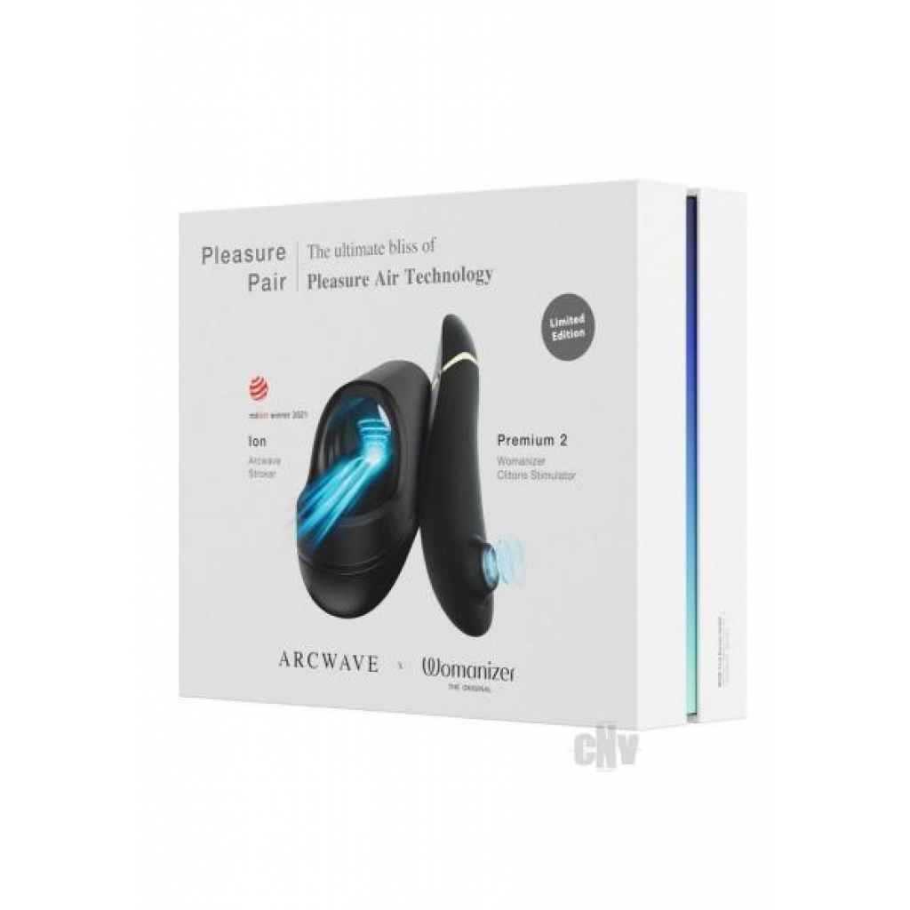 Arcwave Pleasure Pair Black - Clit Suckers & Oral Suction