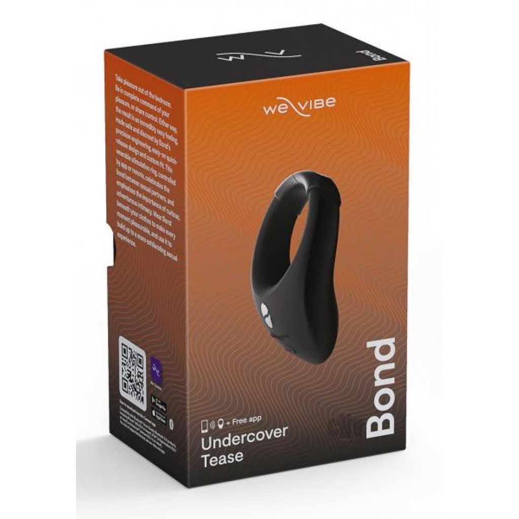 We Vibe Bond Black - Couples Penis Rings