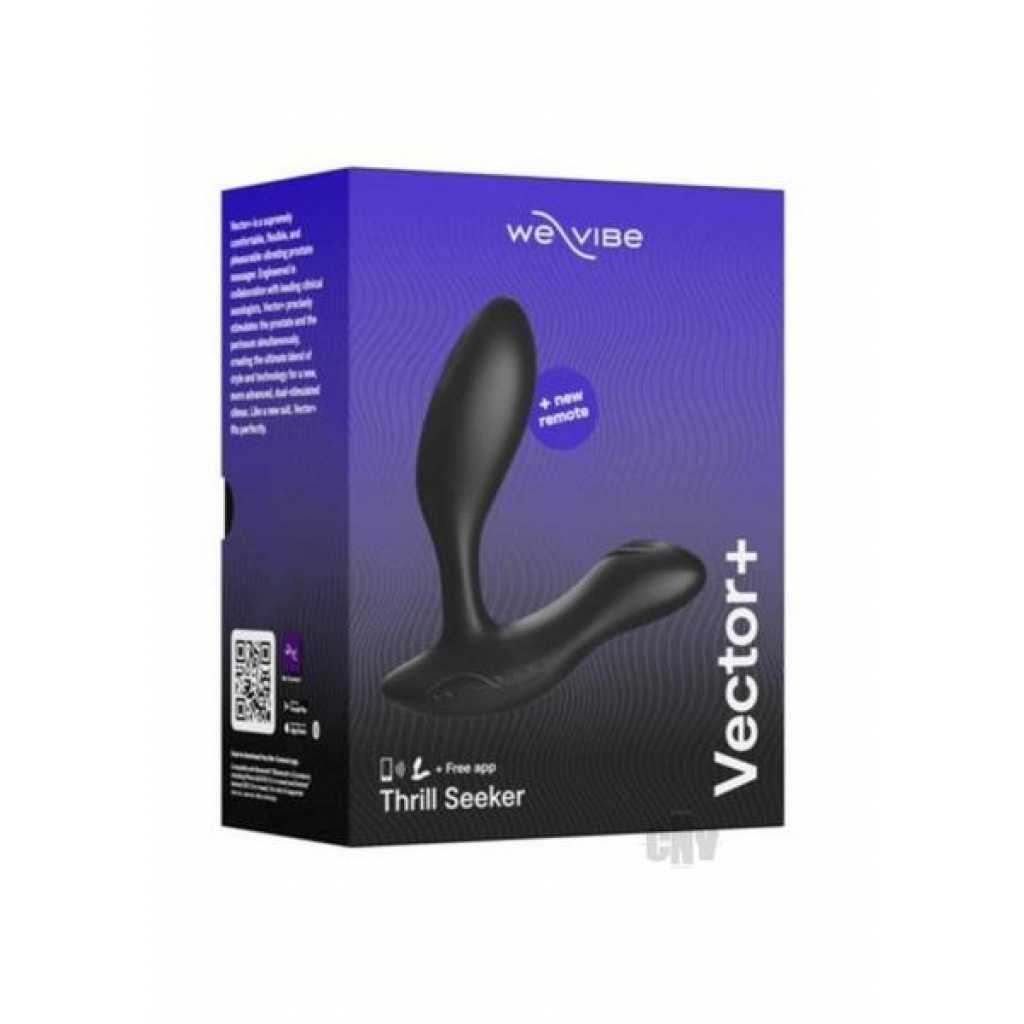 We Vibe Vector Charcoal Black Prostate Massager