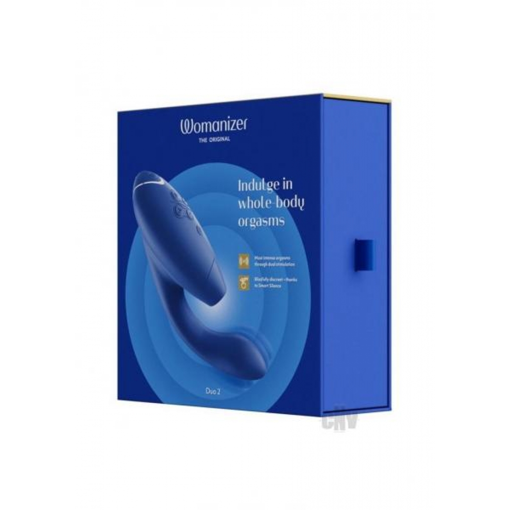 Womanizer Duo 2 Blue - Rabbit Vibrators