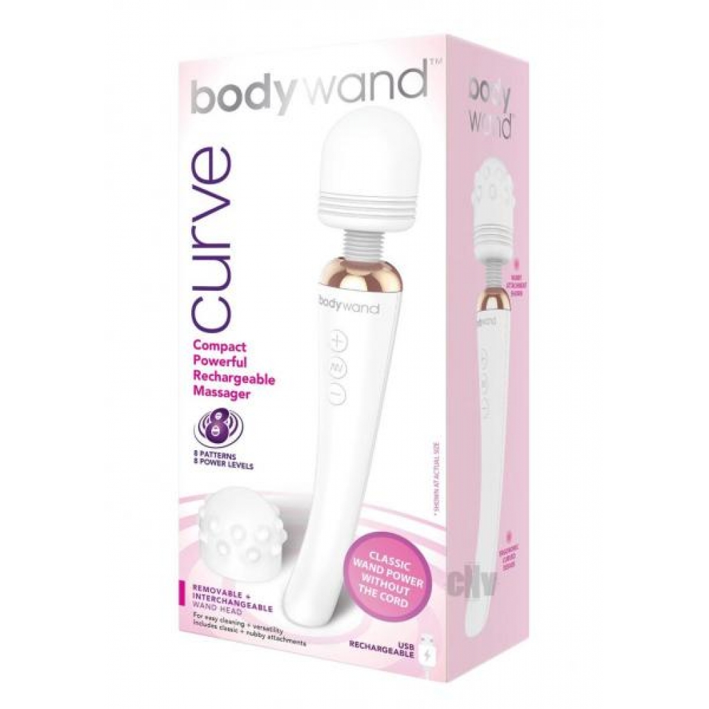 Bodywand Curve Rechargeable White - Body Massagers