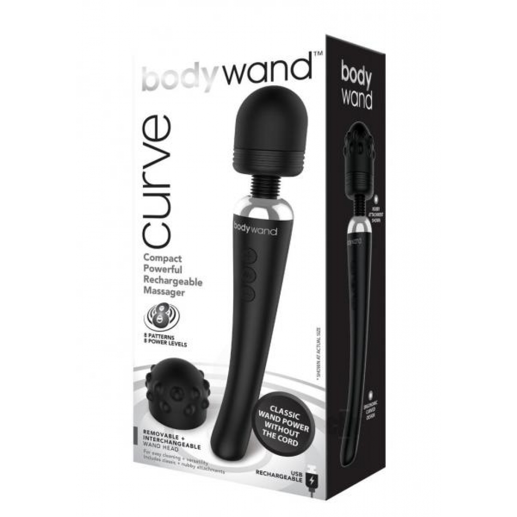 Bodywand Curve Rechargeable Black - Body Massagers