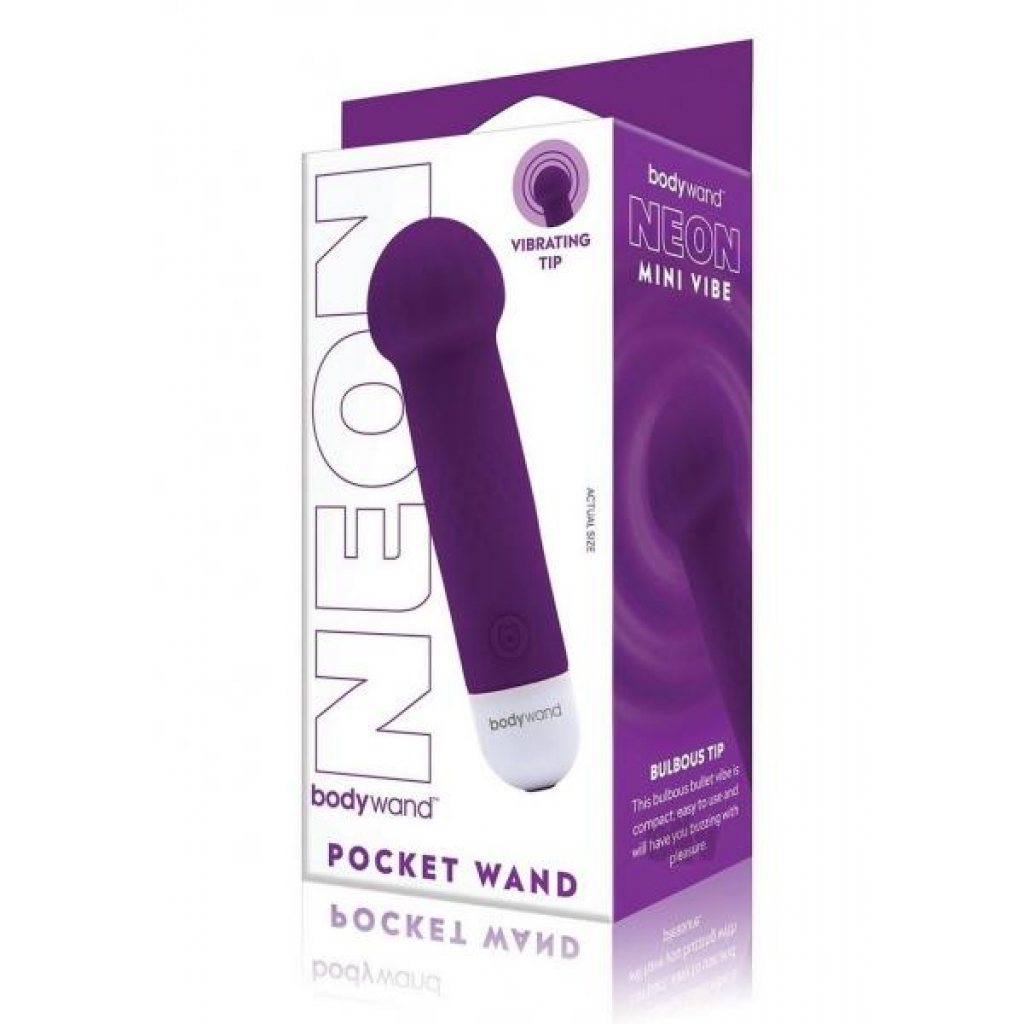 Bodywand Mini Pocket Wand Neon Prp - Body Massagers