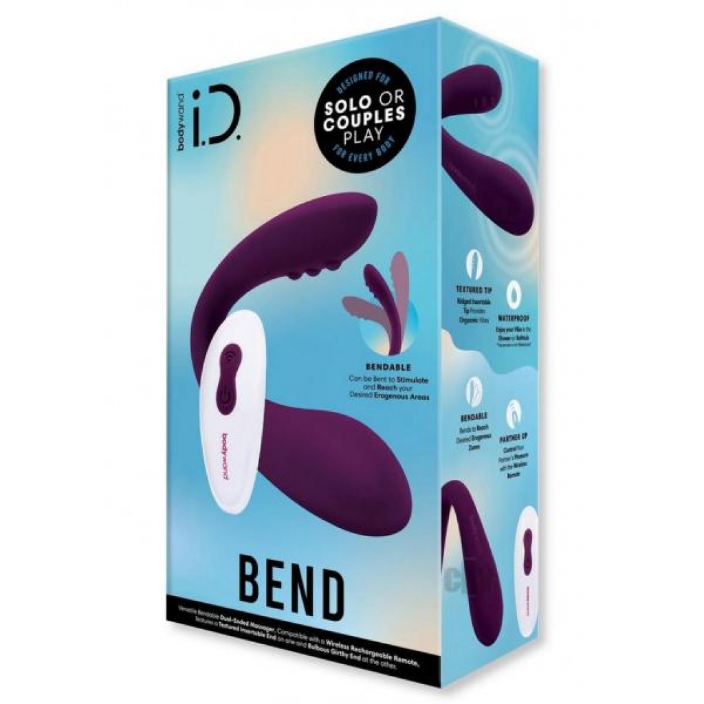 Bodywand Id Bend Purple - G-Spot Vibrators