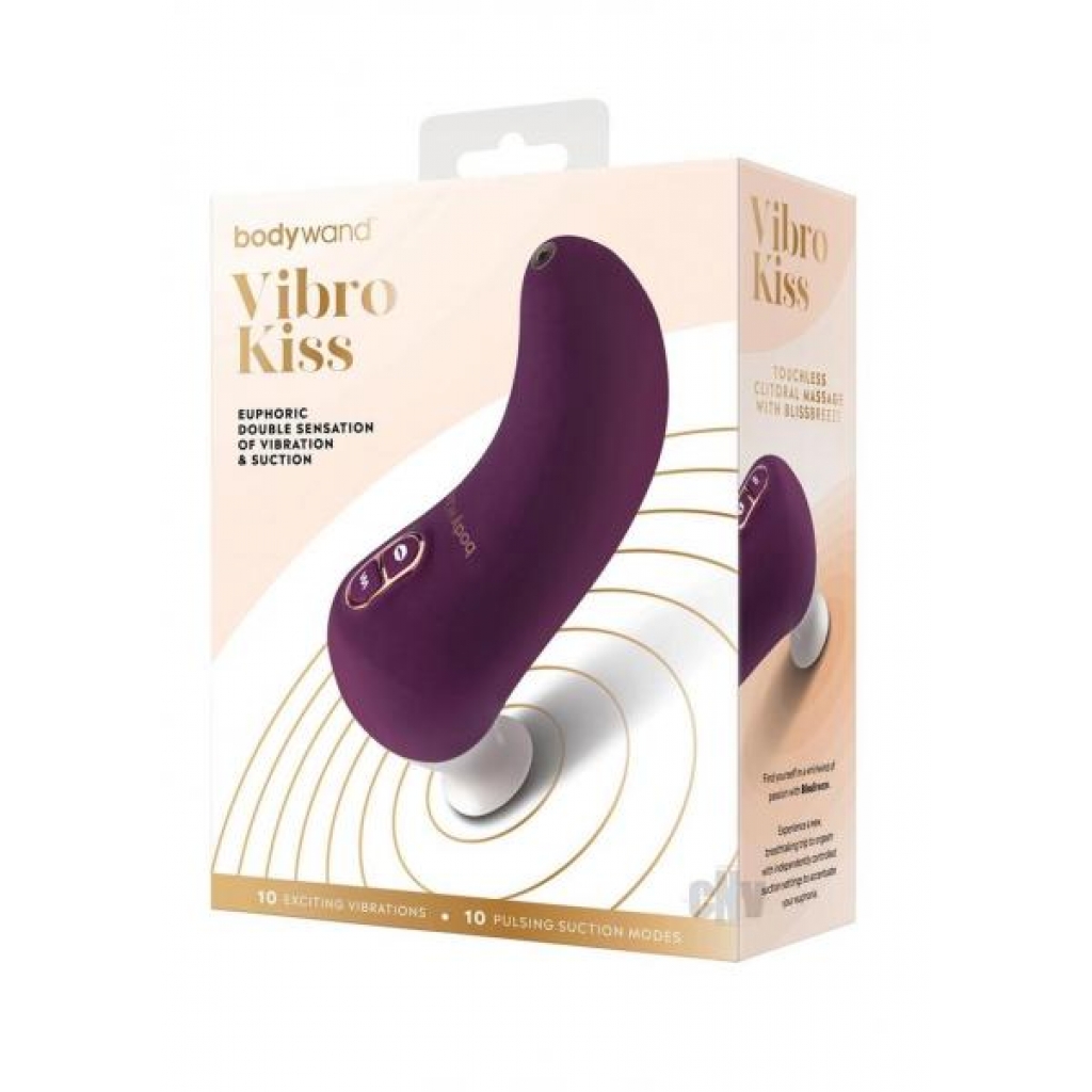 Bodywand Vibro Kiss Purple/white - Clit Suckers & Oral Suction