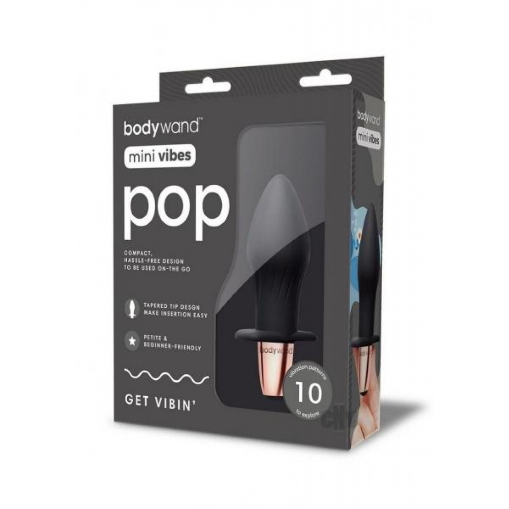 Bodywand Mini Vibes Pop Black - Anal Plugs