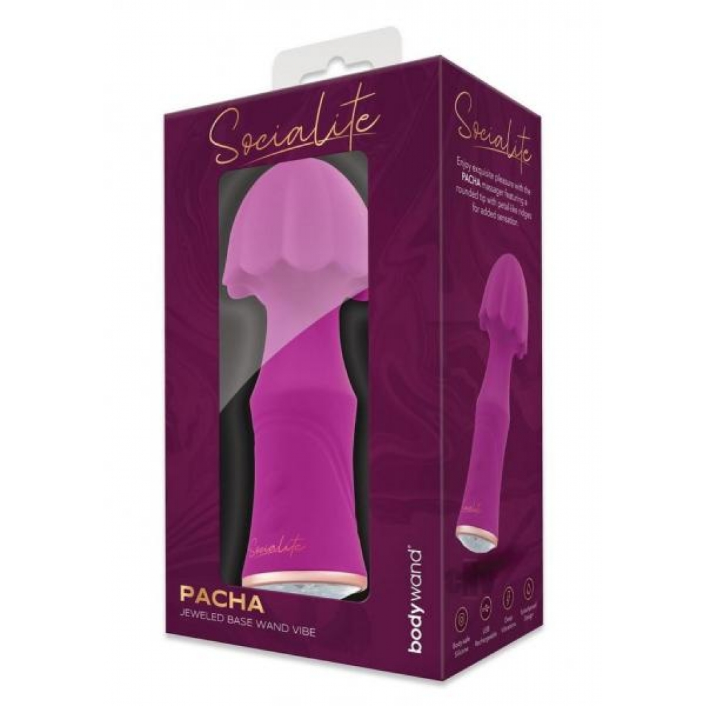 Bw Socialite Sparkle Wand Prp/gld - Body Massagers