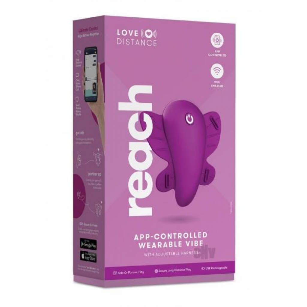 Love Distance Reach Wearable Vibe Rose - Hands Free Vibrators