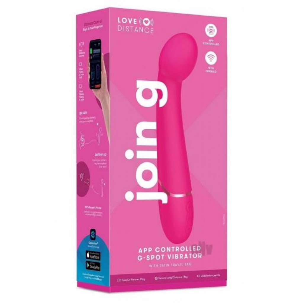 Love Distance Join G Vibrator Pink - G-Spot Vibrators