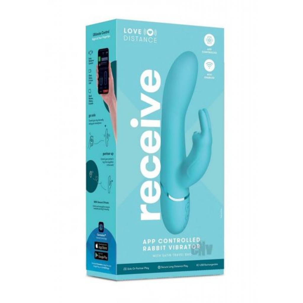 Love Distance Receive Teal - Rabbit Vibrators