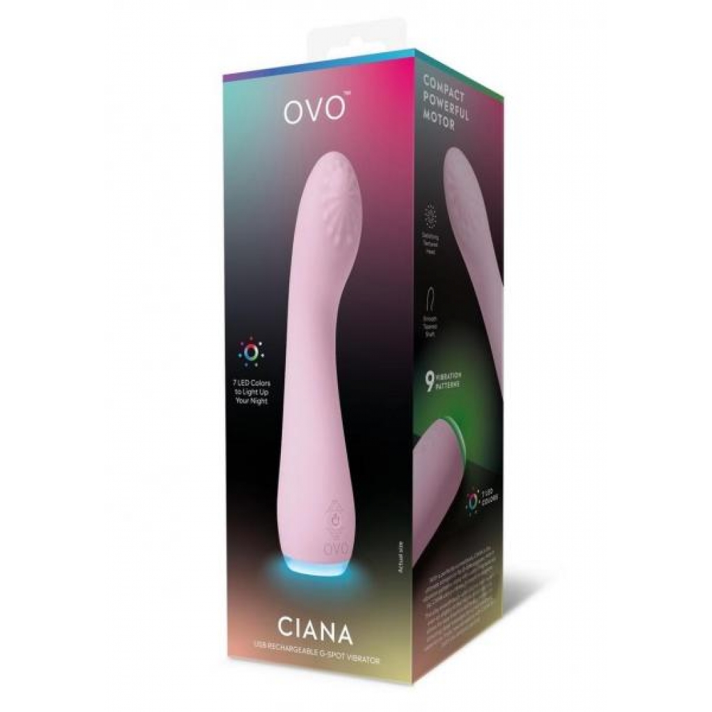 Ovo Ciana Gspot Vibrator Pink - G-Spot Vibrators