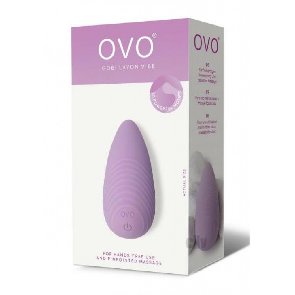 Ovo Earth Gobi Layon Vibe Purple - Palm Size Massagers