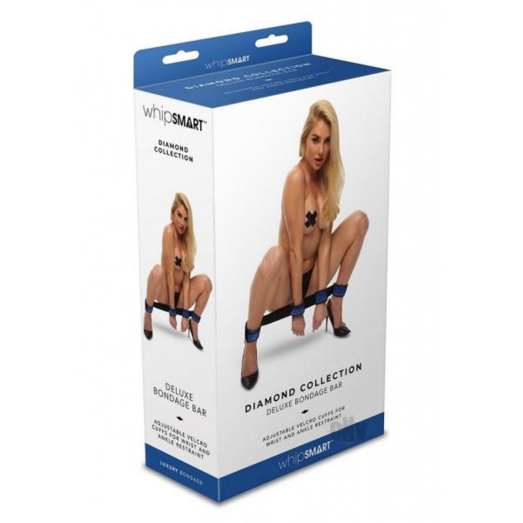 Whipsmart Diamond Bondage Bar Blu - Spreader Bars