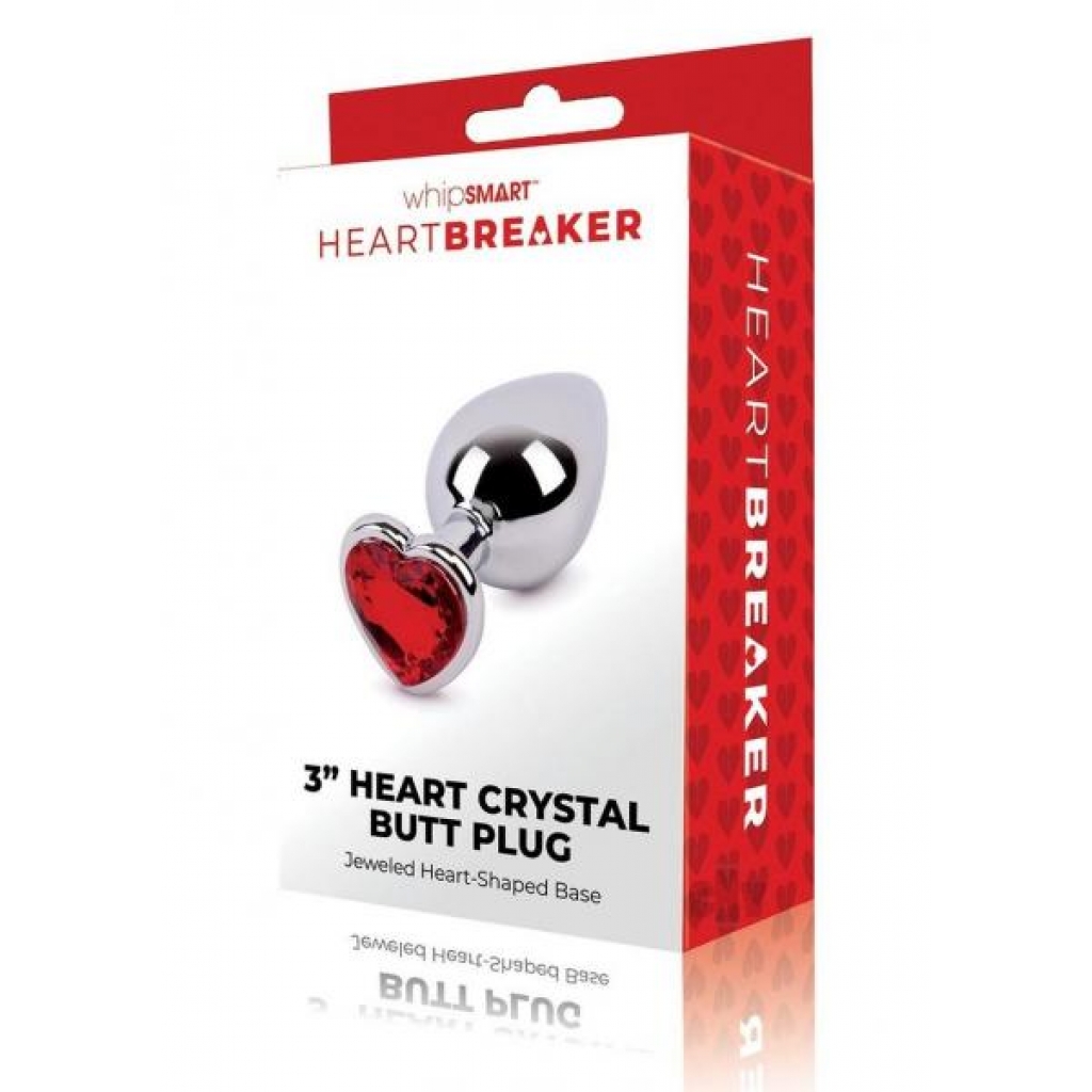 Whipsmart Heartbreaker Metal Plug Md - Anal Plugs