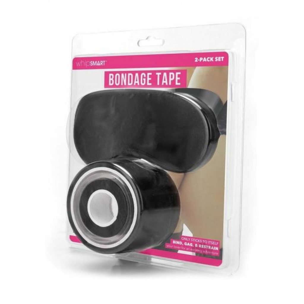 Whipsmart Bondage Tape 100` Blk - Rope, Tape & Ties