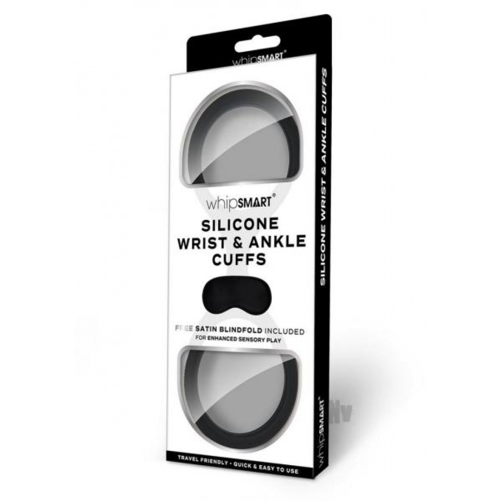 Whipsmart Quickie Cuffs & Eye Mask Set - Medium/Large