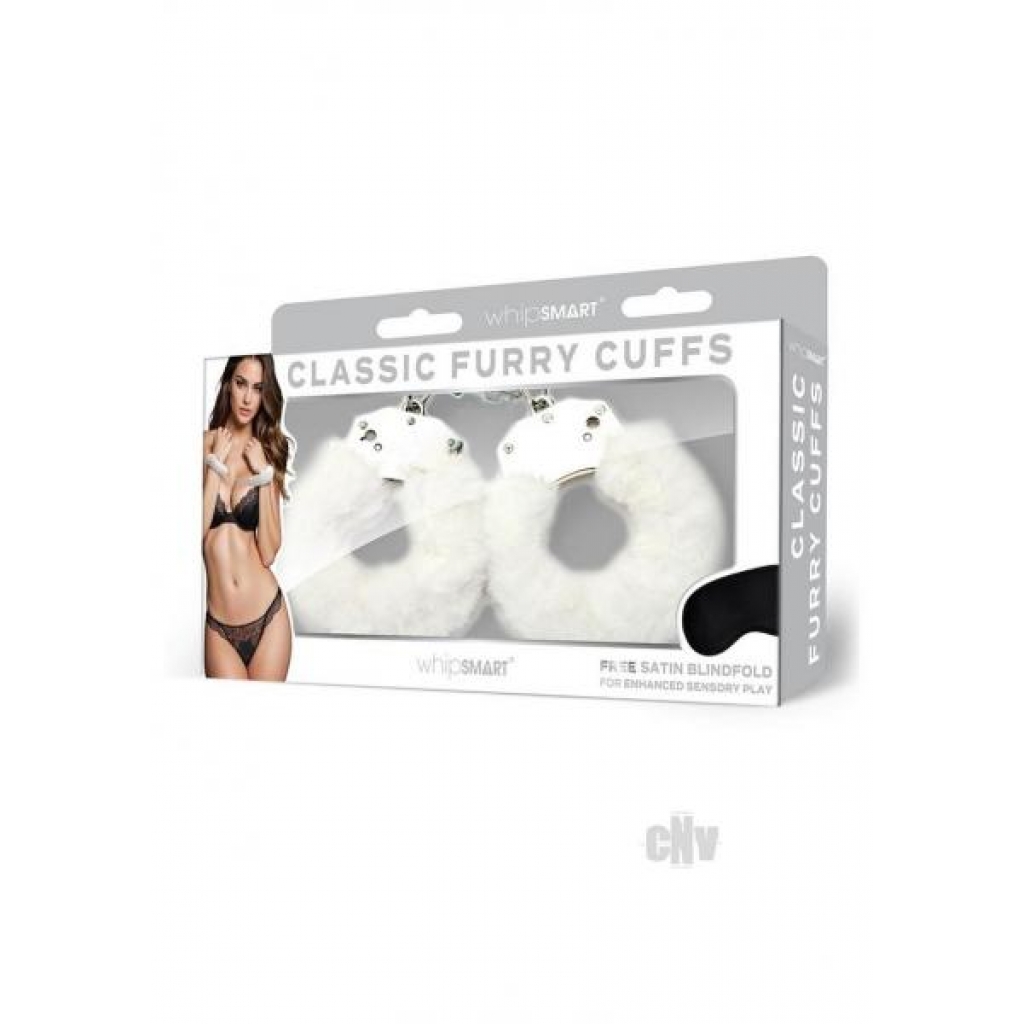 Whipsmart Furry Cuffs & Eye Mask Set