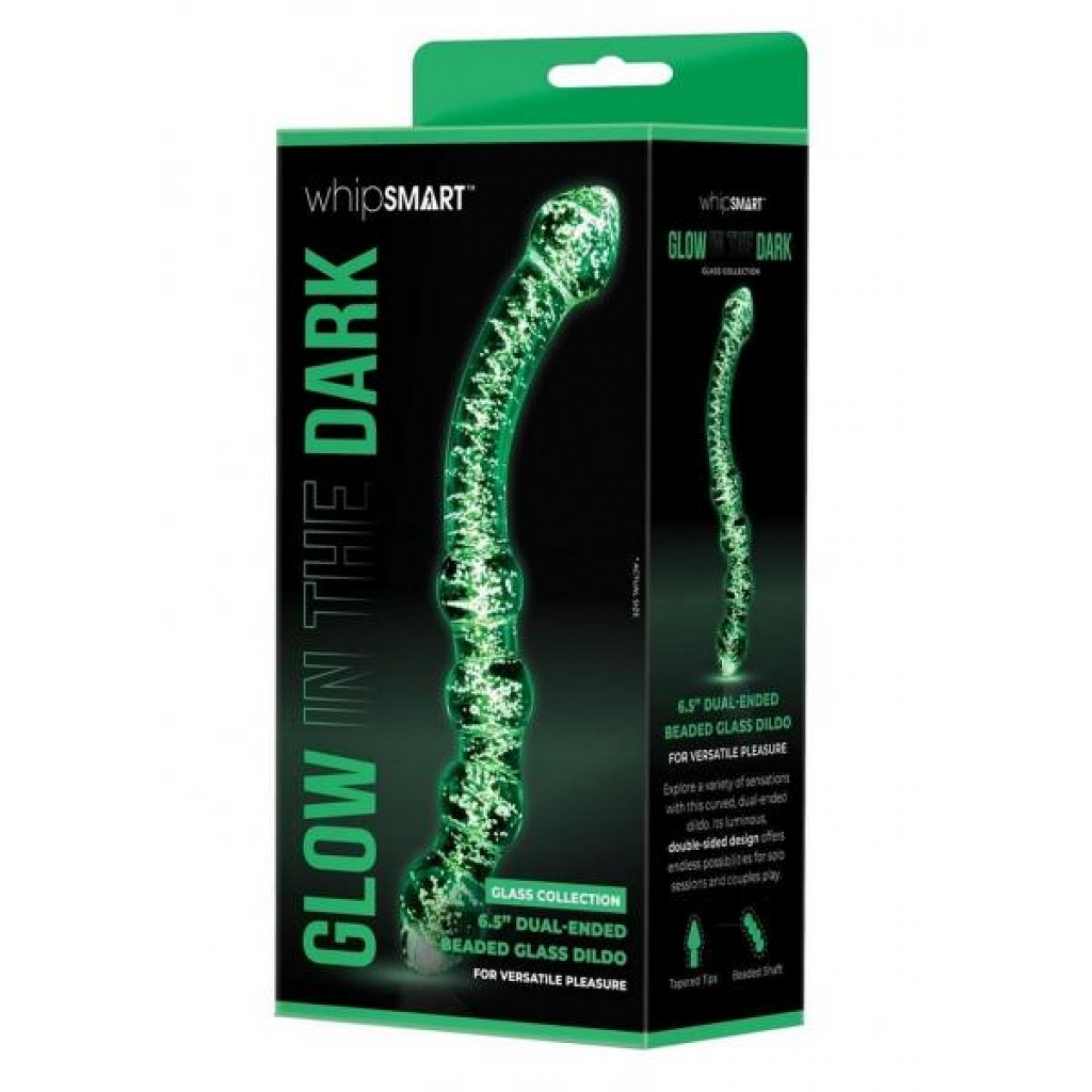 Whipsmart Dual End Bead Glass Dildo 6.5 - Double Dildos