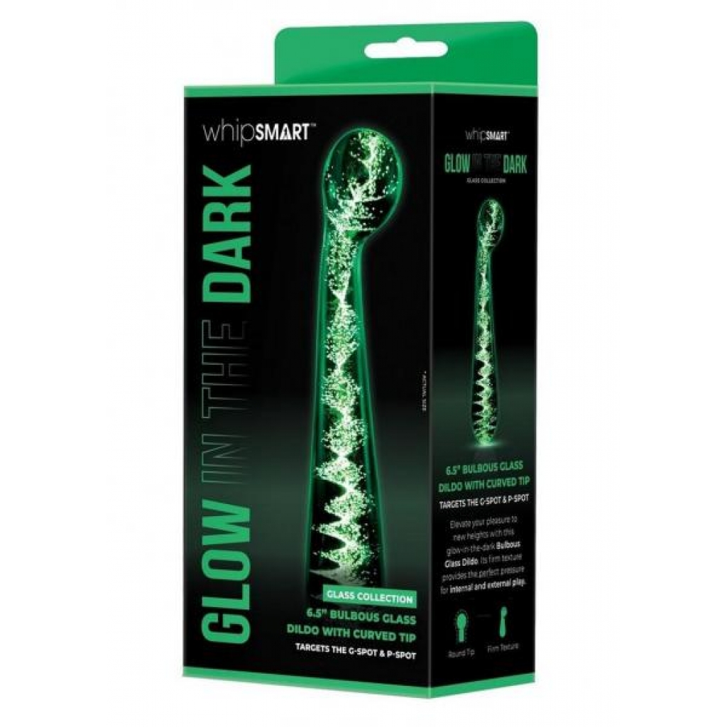 Whipsmart Bulbous Glass Dildo Curved 6.5 - Realistic Dildos & Dongs