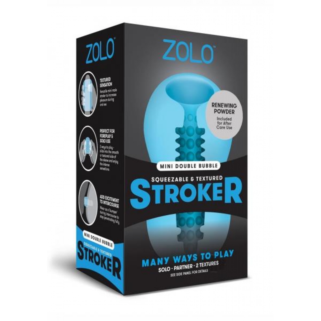 Zolo Mini Stroker Blue - Masturbation Sleeves