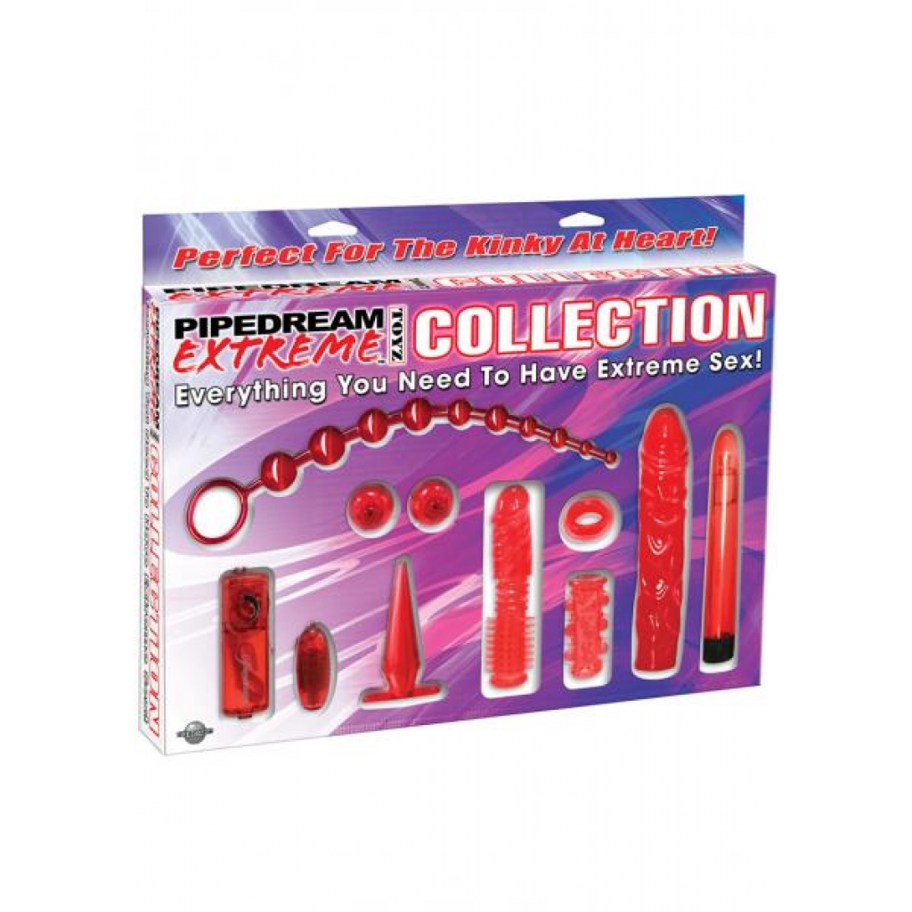 PipeDream Extreme Collection Red - Kits & Sleeves