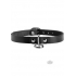 Leather Choker Collar With O Ring M/L - Collars & Leashes