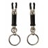 Adjustable Bondage Ring Barrel Nipple Clamps - Nipple Clamps